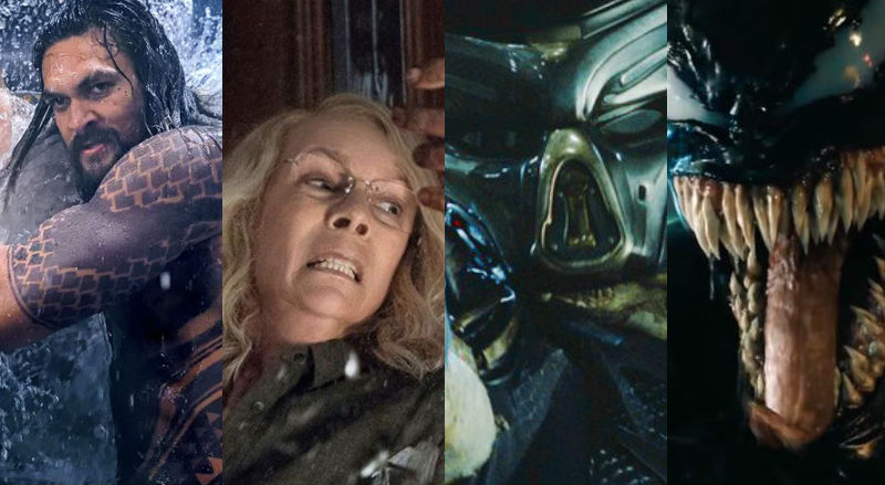 Aquaman, Halloween, The Predator, and Venom are all likely to be at Comic-Con.